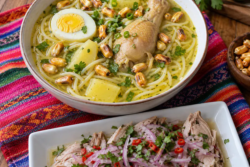 Caldo de Gallina Acevichado