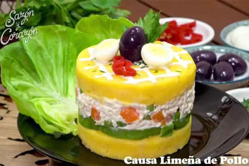 Causa Limeña de Pollo