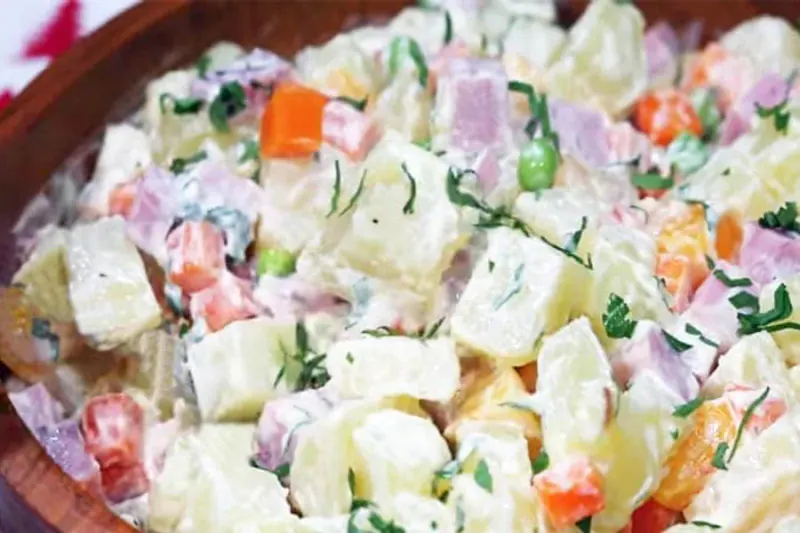 ENSALADA BLANCA ESTILO PERUANO