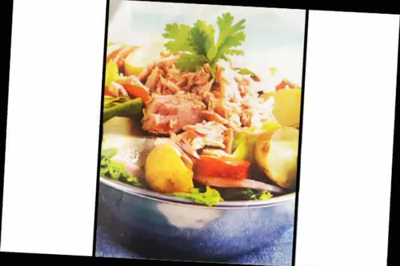 ensalada de atun pimiento y papa