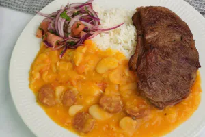 Guiso de Pallares con Carne