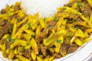 Olluquito con Carne Peruano