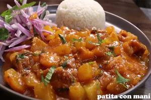 Patita con Maní - Receta Peruana