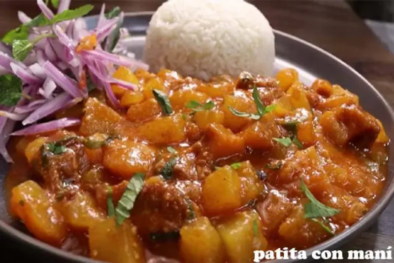 Patita con Maní - Receta Peruana