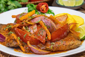 Pescado a la Chorrillana
