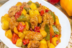 POLLO FRITO AGRIDULCE
