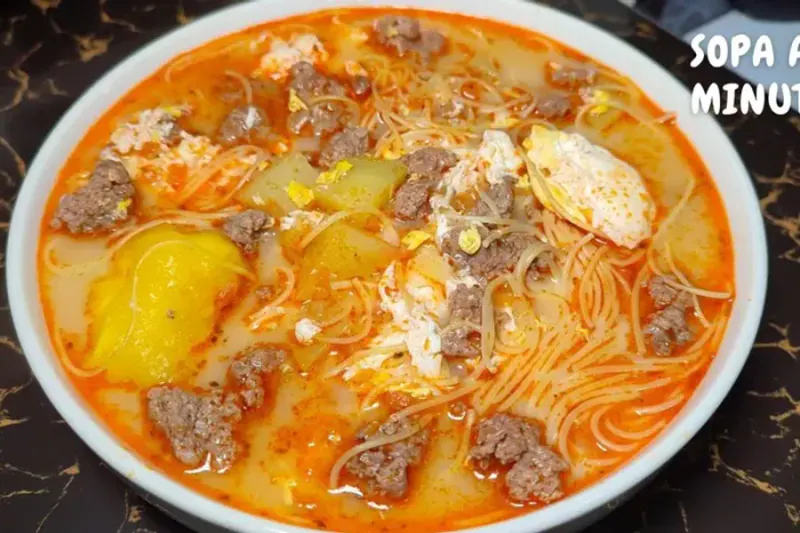Sopa a la Minuta