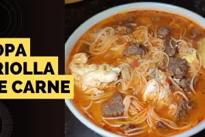 Sopa Criolla de Carne