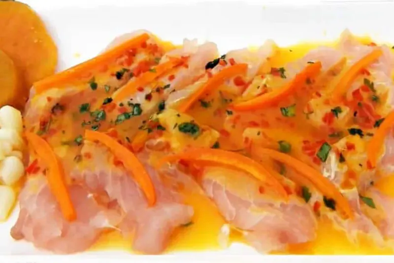 TIRADITO DE PESCADO PERUANO