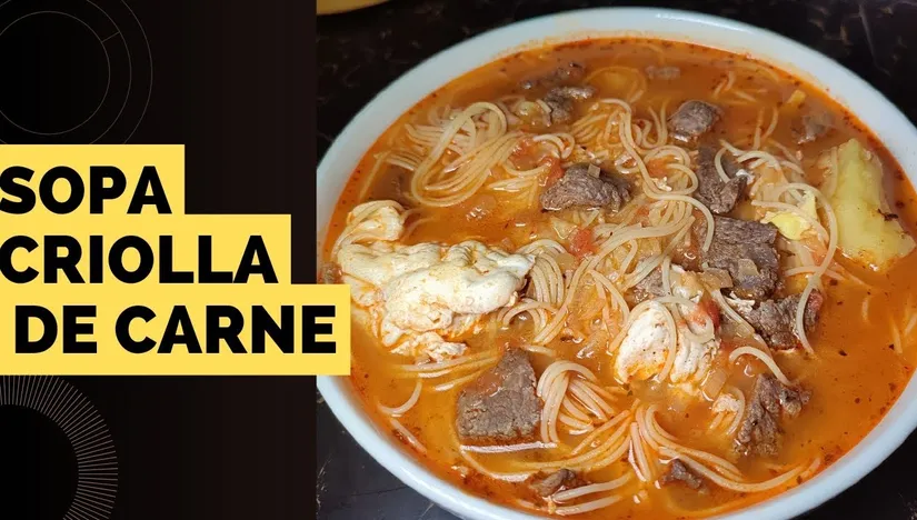 Sopa Criolla de Carne